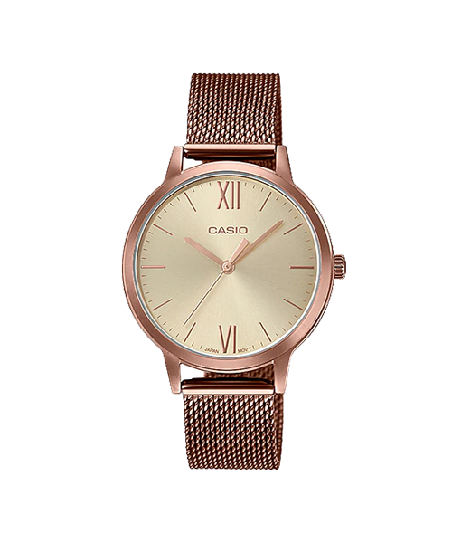 CASIO นาฬิกาข้อมือ นาฬิกากันน้ำ นาฬิกาของแท้ ประกันศูนย์ CMG 1 ปี รุ่น LTP-E157MR-9A