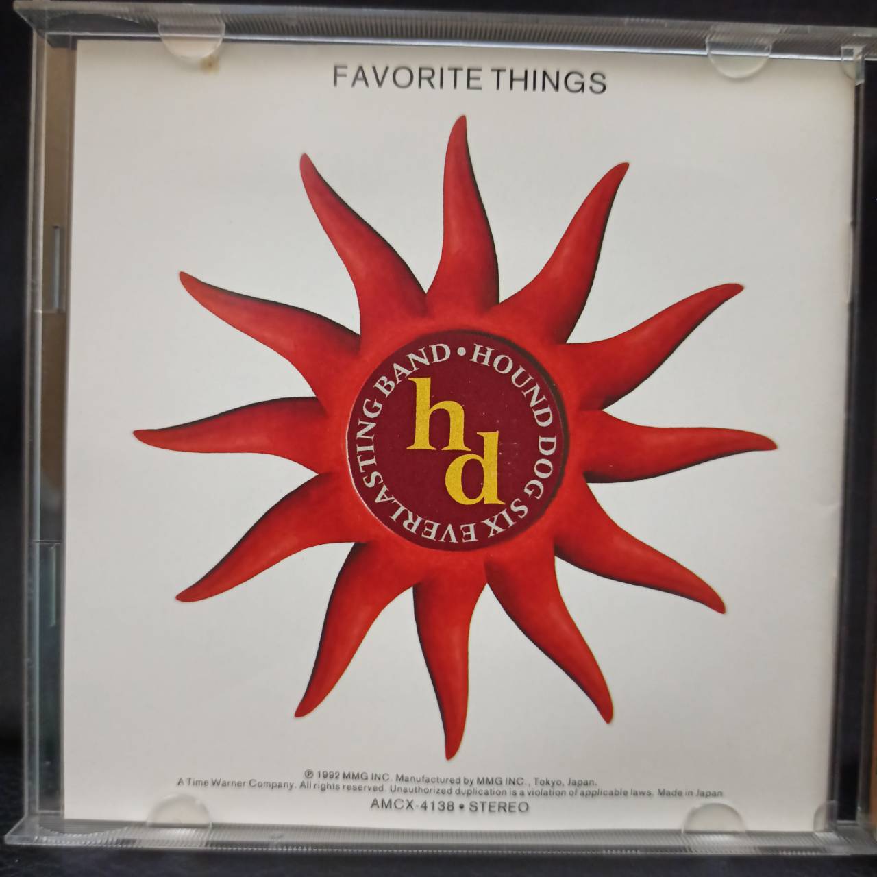 Hound Dog – Favorite Things: Hound Dog Best 1987-1992 / JAPAN / แผ่นสวย