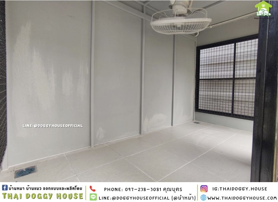 บ้านหมา 𝟐 ประตู แบบบ้าน 𝐁𝐎𝐗 𝐒𝐓𝐘𝐋𝐄
