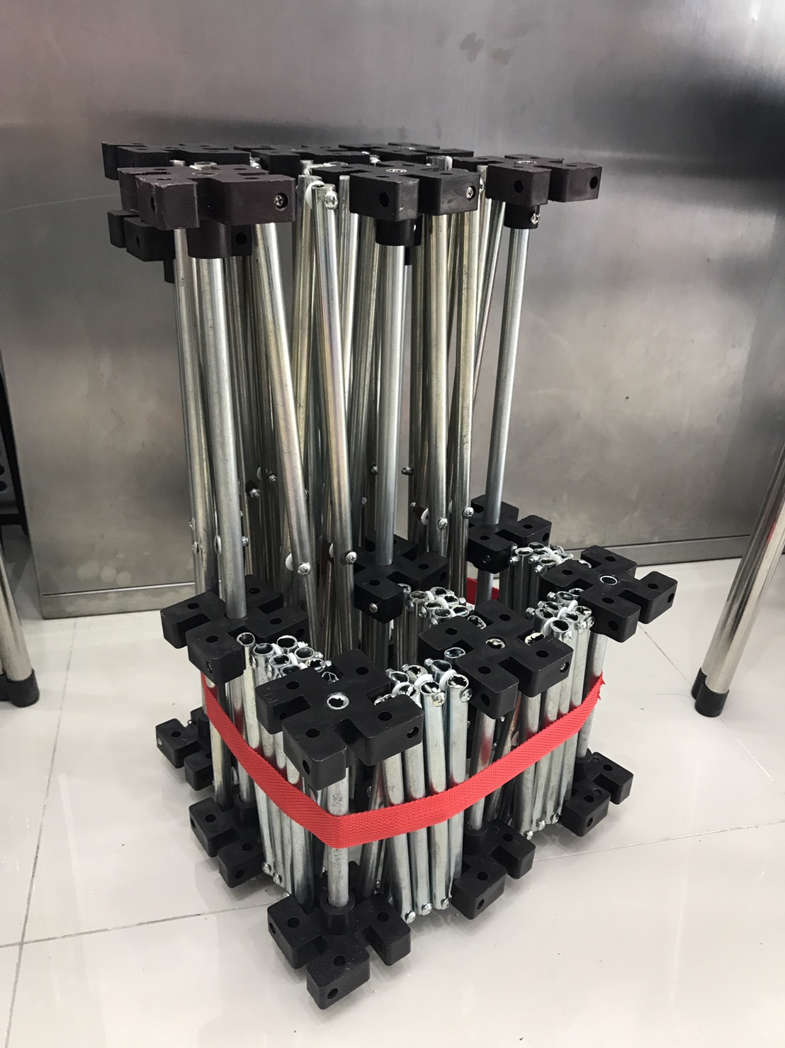 โต๊ะยืดหด2ชั้นเตี้ยชุบ