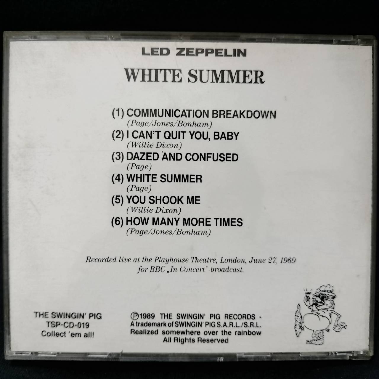 Led Zeppelin – White Summer / GERMANY / แผ่นดี