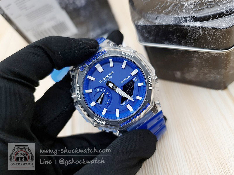 CASIO G-SHOCK นาฬิกาข้อมือ นาฬิกากันน้ำ นาฬิกาของแท้ ประกันศูนย์ CMG 1 ปี รุ่น GA-2100HC-2A