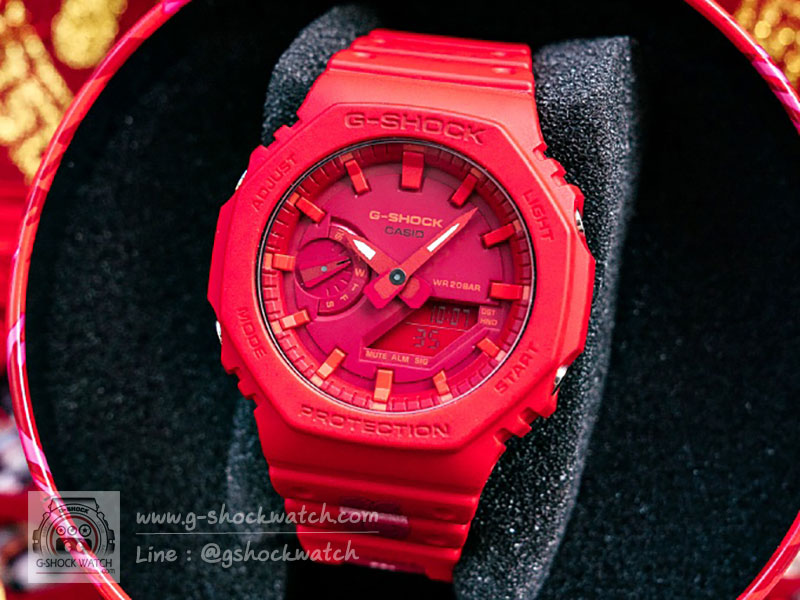 CASIO G-SHOCK นาฬิกาข้อมือ นาฬิกากันน้ำ นาฬิกาของแท้ ประกันศูนย์ CMG 1 ปี รุ่น GA-2100CNY-4A