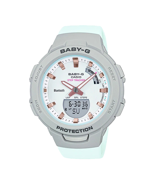 CASIO BABY-G นาฬิกาข้อมือ นาฬิกากันน้ำ นาฬิกาของแท้ ประกันศูนย์ CMG 1 ปี รุ่น BSA-B100MC-8A