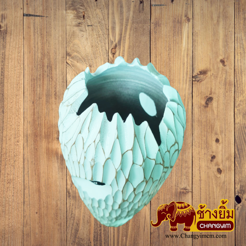 แจกันไม้มะม่วง ( A125 ) สูง16นิ้ว