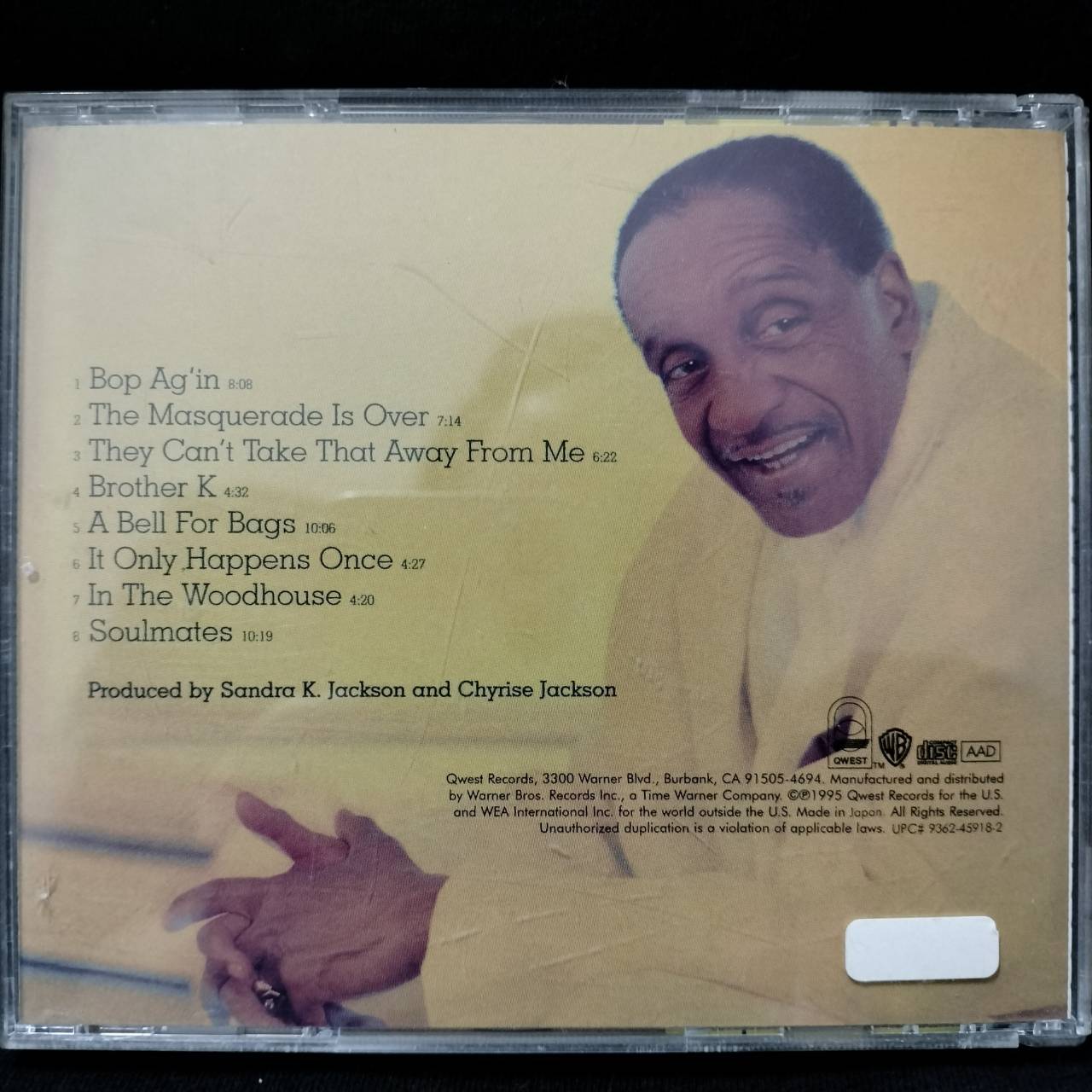 Milt Jackson – Burnin' In The Woodhouse / JAPAN / แผ่นสภาพนางฟ้า / มี Obi