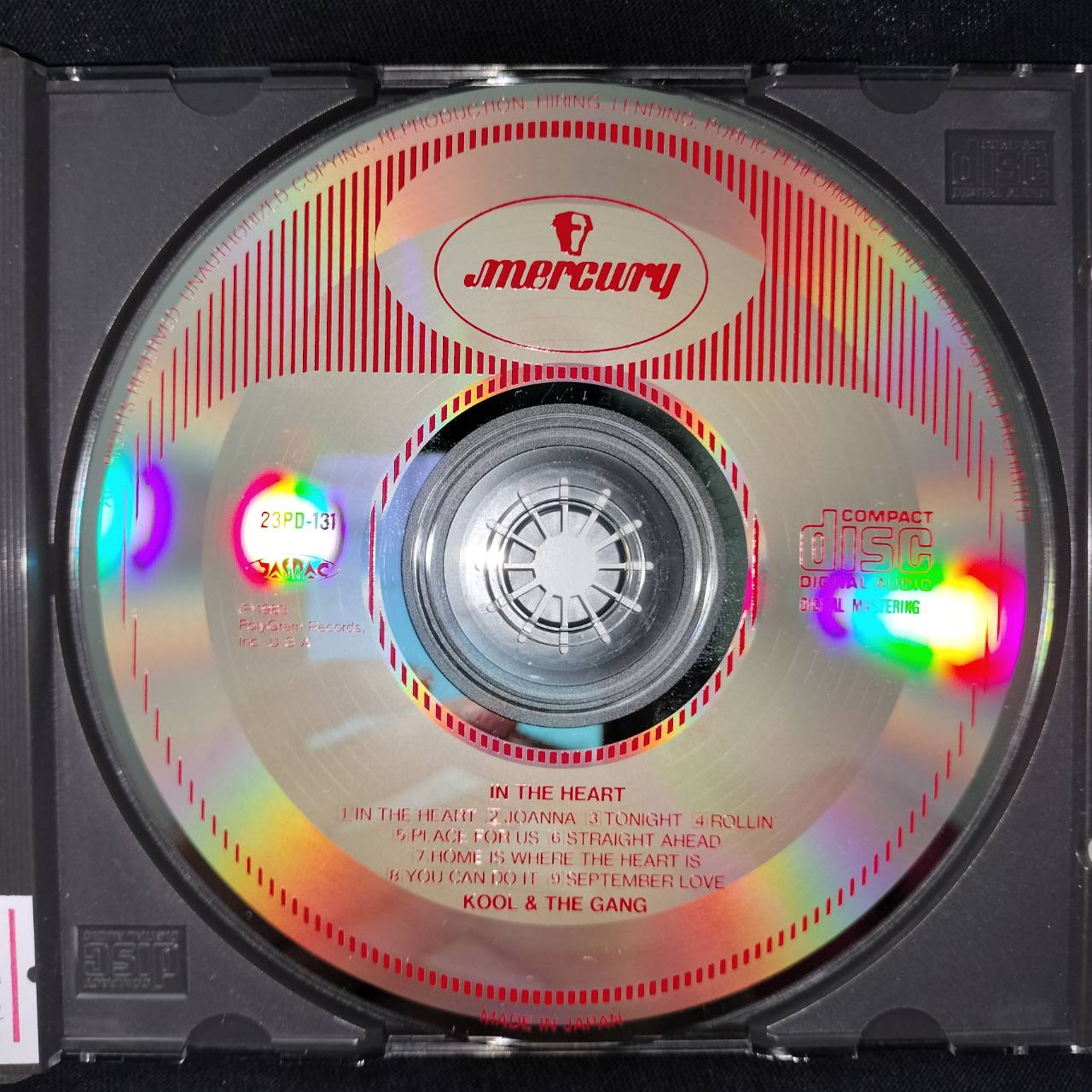 Kool & The Gang – In The Heart / JAPAN / แผ่นสวย / มี Obi
