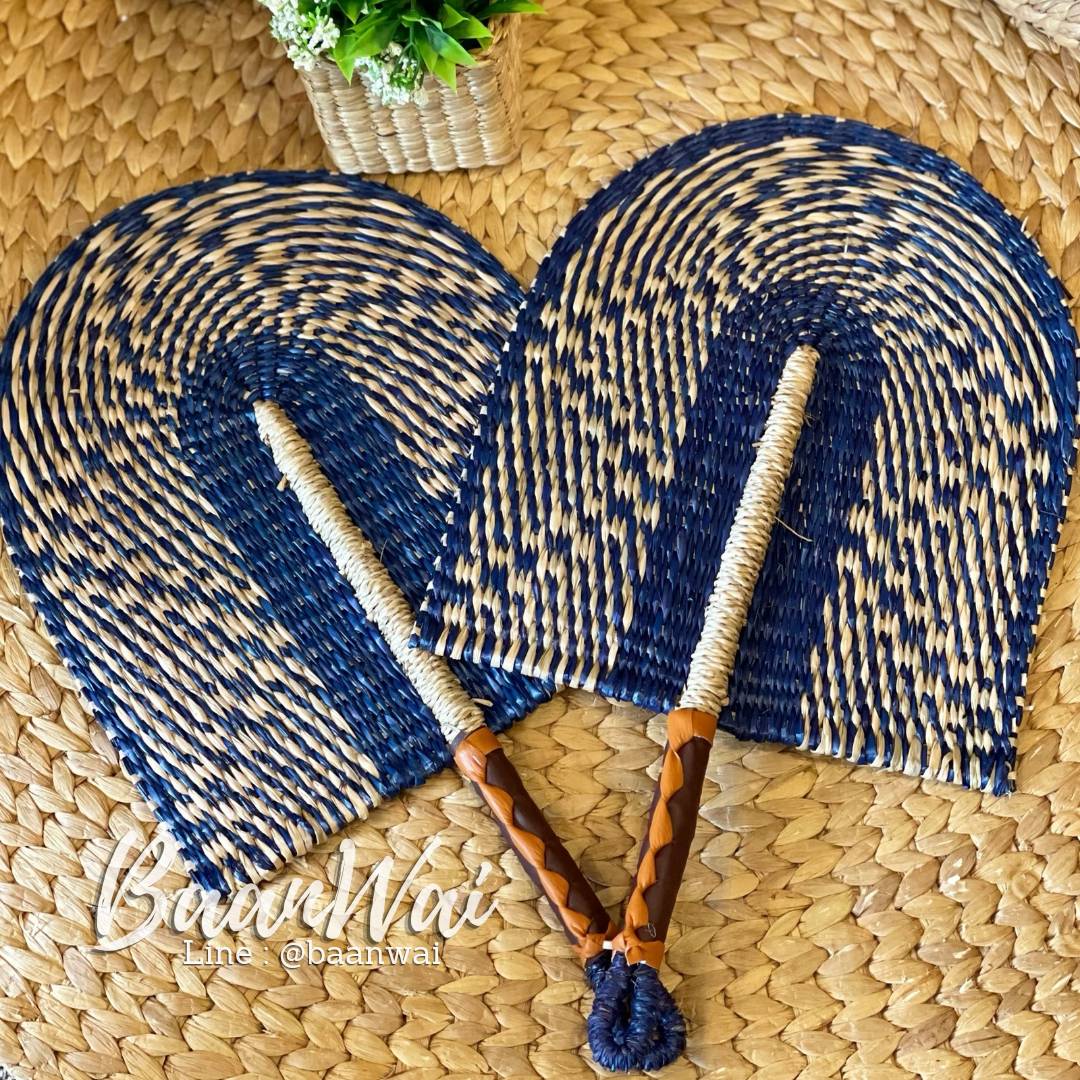 พัดสาน ทรงรี ขนาดใหญ่