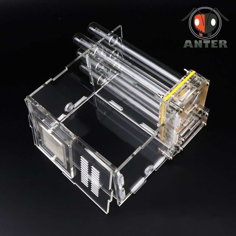 รังมด บ้านมดแบบหลอดทดลองสามชั้น รุ่น Revolver (6 หลอด)