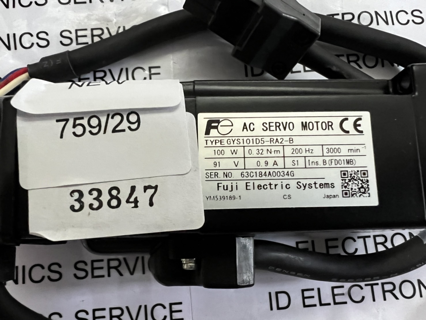 GYS101D5-RA2-B FUJI SERVO MOTOR