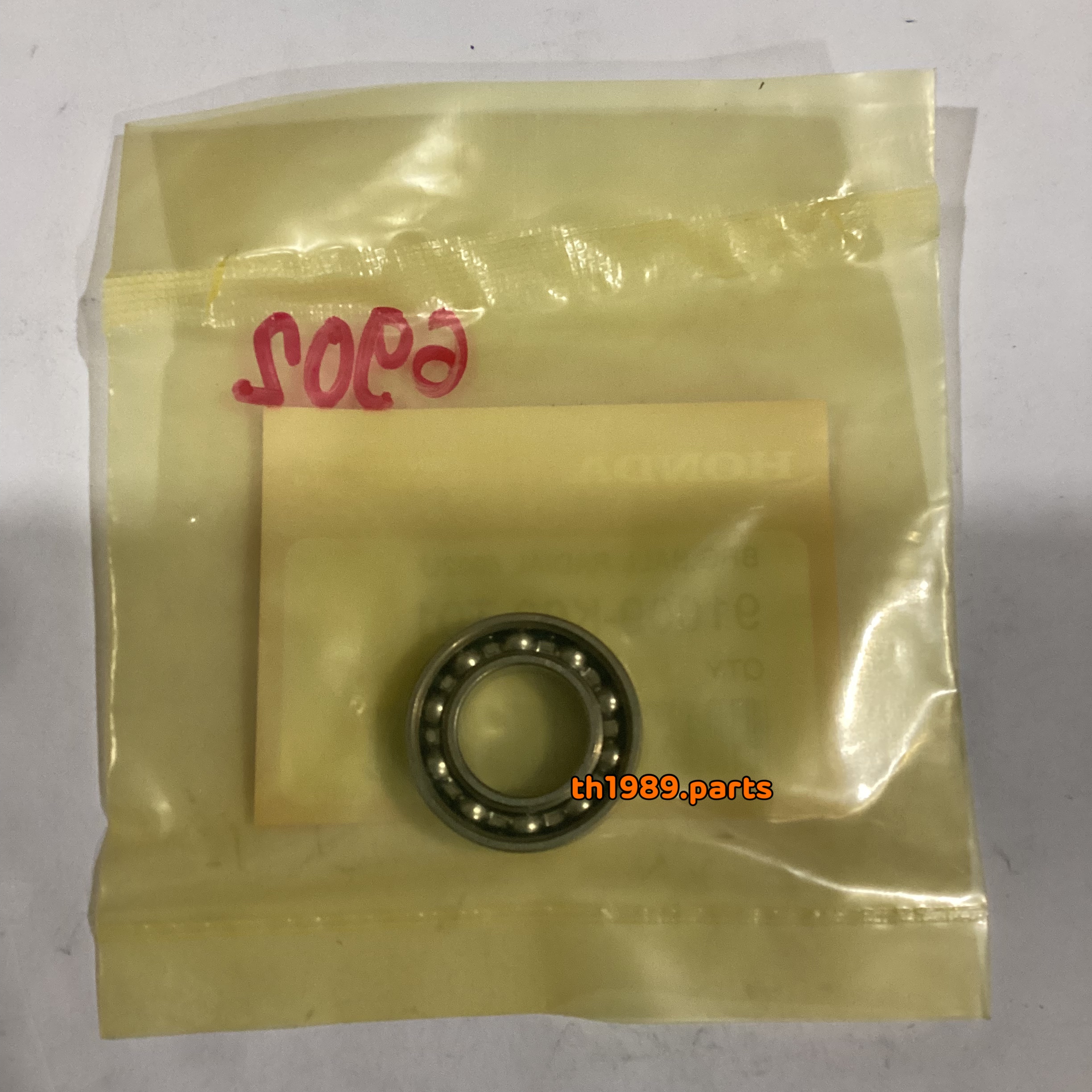 91009-K93-T01 ลูกปืนตลับ, 6902U SCOOPY-i 2017-19 , SCOOPY 2021-22 , ADV150 , PCX160 2021-22 , PCX150 2018-19 , CLICK125I 2015-20 , CLICK150I 2021-22 อะไหล่แท้ HONDA