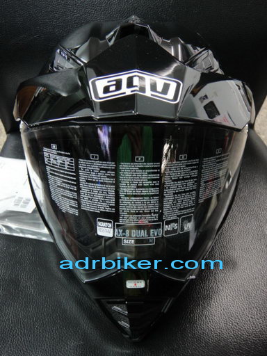 หมวกทรงวิบาก AGV รุ่นล่าสุด AX-8 dual EVO สีดำ L