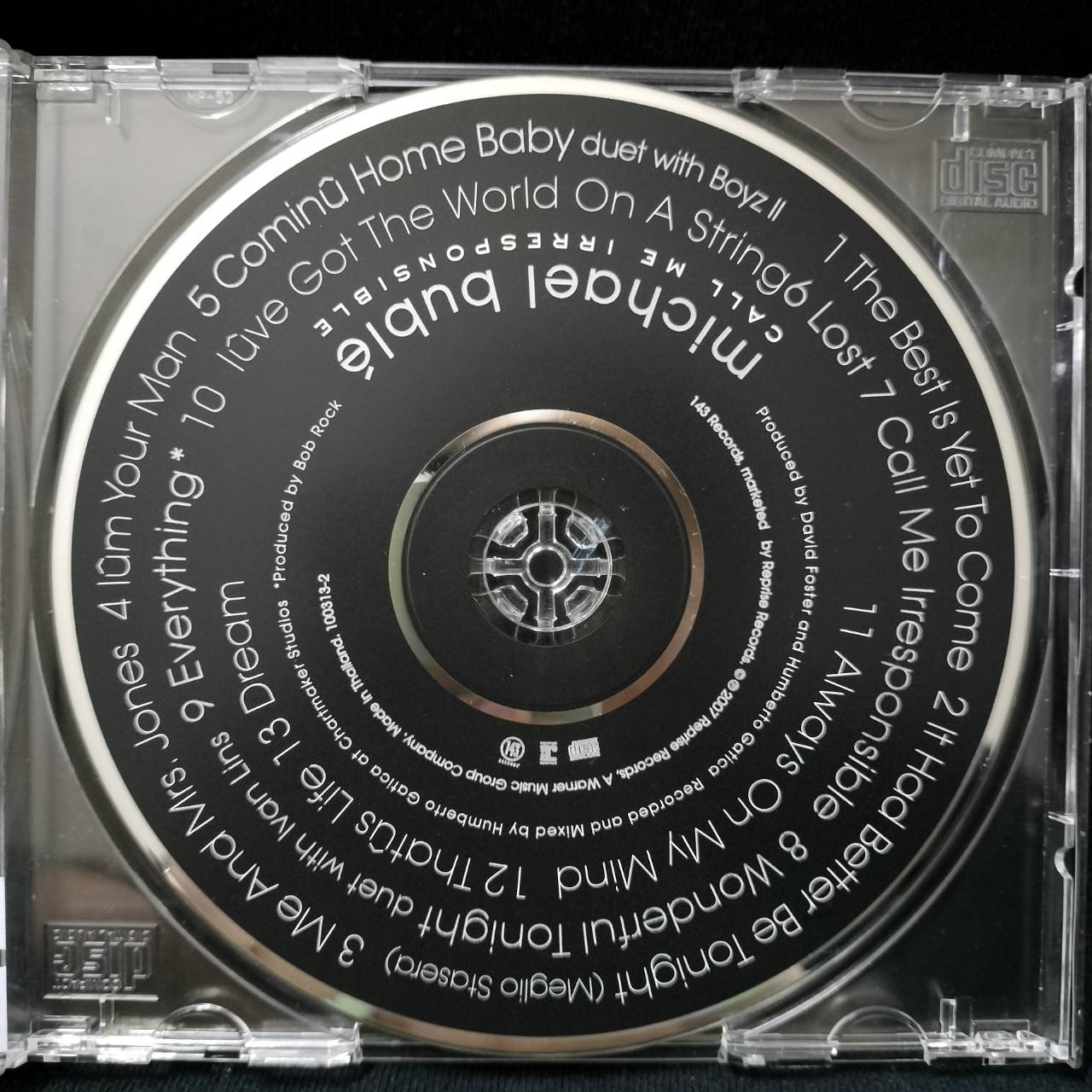 Michael Bublé – Call Me Irresponsible / THAILAND / แผ่นสวย