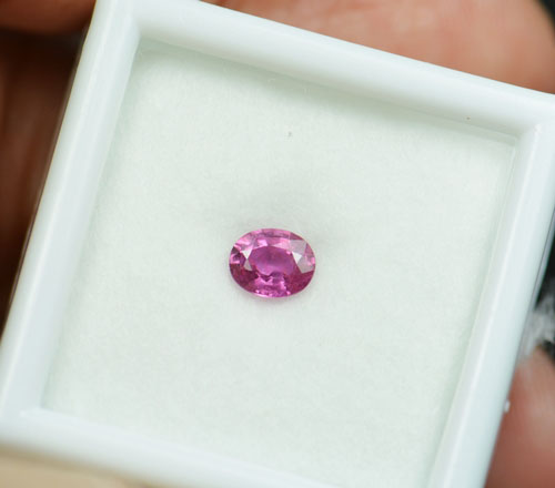 อัญมณีทับทิมสยาม (Ruby ) 0.45 กะรัต