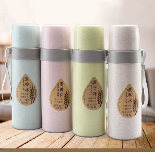 ขวดน้ำ,กระบอกน้ำฟางข้าวสาลี,แก้วน้ำECO