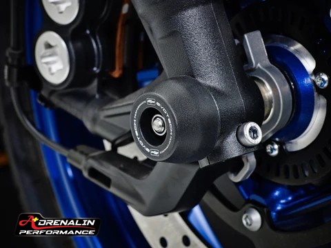 Evotech กันล้มล้อหน้า (FRONT FORK SPINDLE) สำหรับ MT-09 2022+