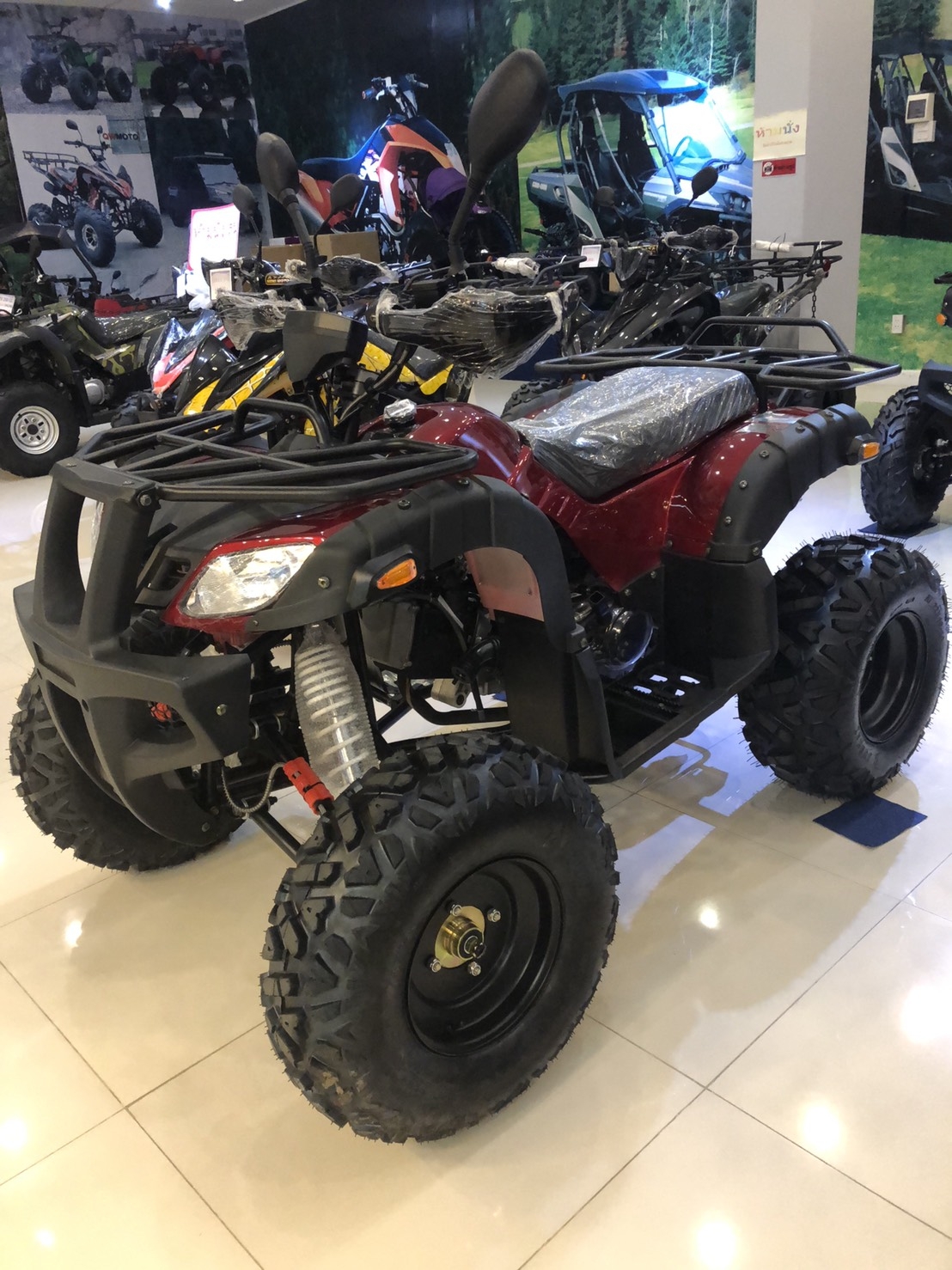 ATV150cc โฉมใหม่ปีล่าสุดประกอบนอกมาตราฐานยุโรป เครื่องยนต์คุณภาพAUTO GY6 เกียร์ออโต+เกียร์ถอย+ไฟบอกเกียร์+แถมรีโมทกันขโมยราคาโปรโมชั้น5xxxx