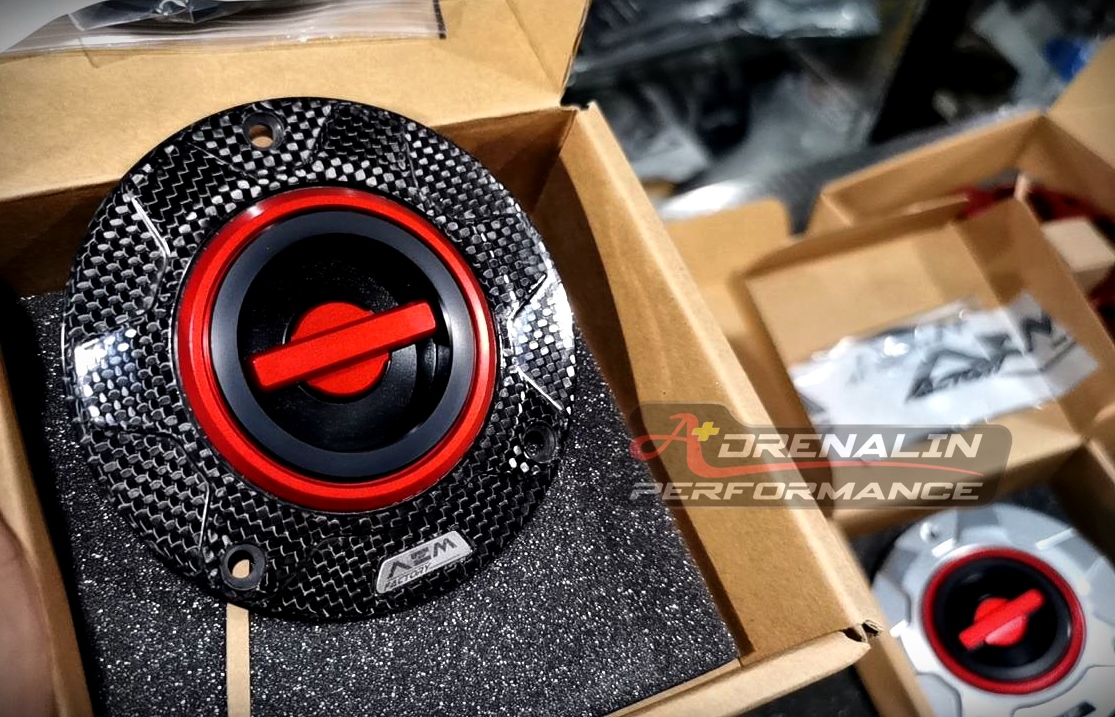 ฝาถังน้ำมัน AEM แบบคาร์บอน สำหรับ Panigale V4 2018+