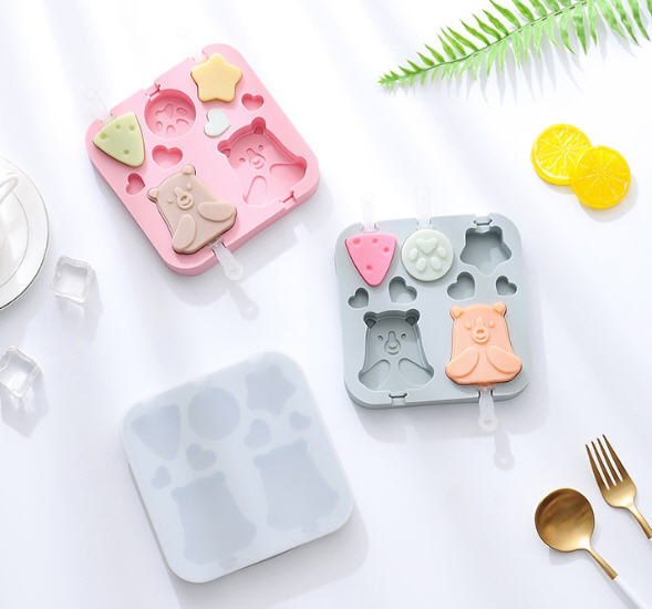 พิมพ์น้ำแข็ง,พิมพ์น้ำแข็งลายน้องหมี