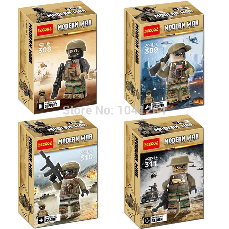 เลโก้จีน Decool308-311 Modern War 2