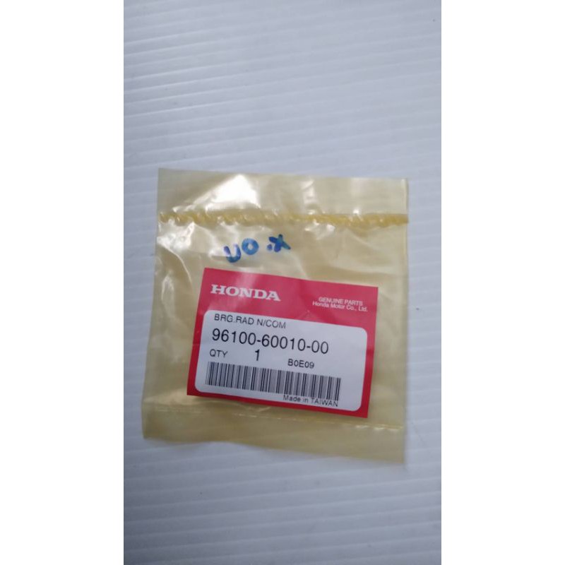 96100-60010-00 ลูกปืนตลับ, 6001 WAVE110i DREAM110i 2011 MSX125SF WAVE125R อะไหล่แท้ HONDA