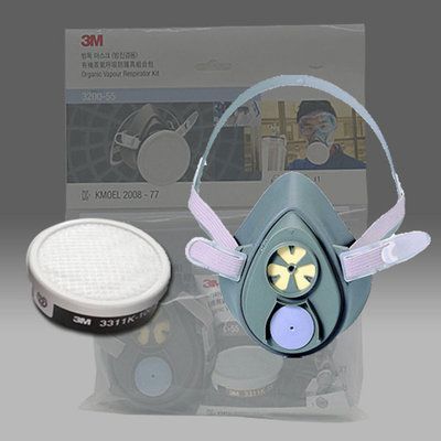 หน้ากากไส้กรองเดียว3M รุ่น 3000