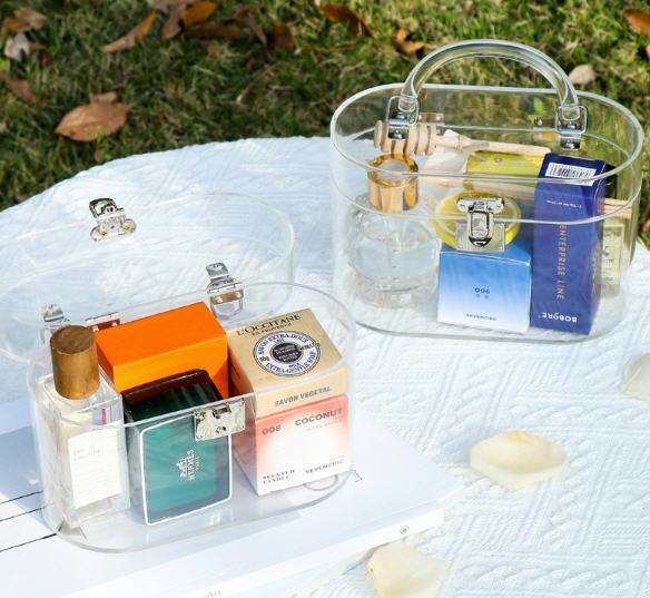 กล่องใส่ของ,กล่องอะคริลิคใส,กล่องใส่ของอะคริลิคใส,ขนาด18*12*9cm