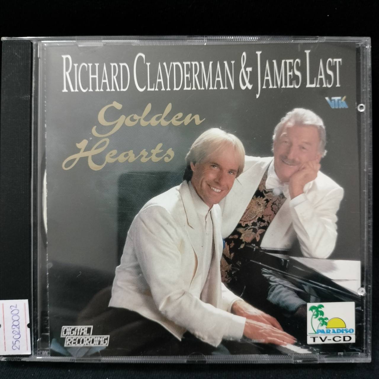 Richard Clayderman & James Last – Golden Hearts / SWEDEN / แผ่นดี