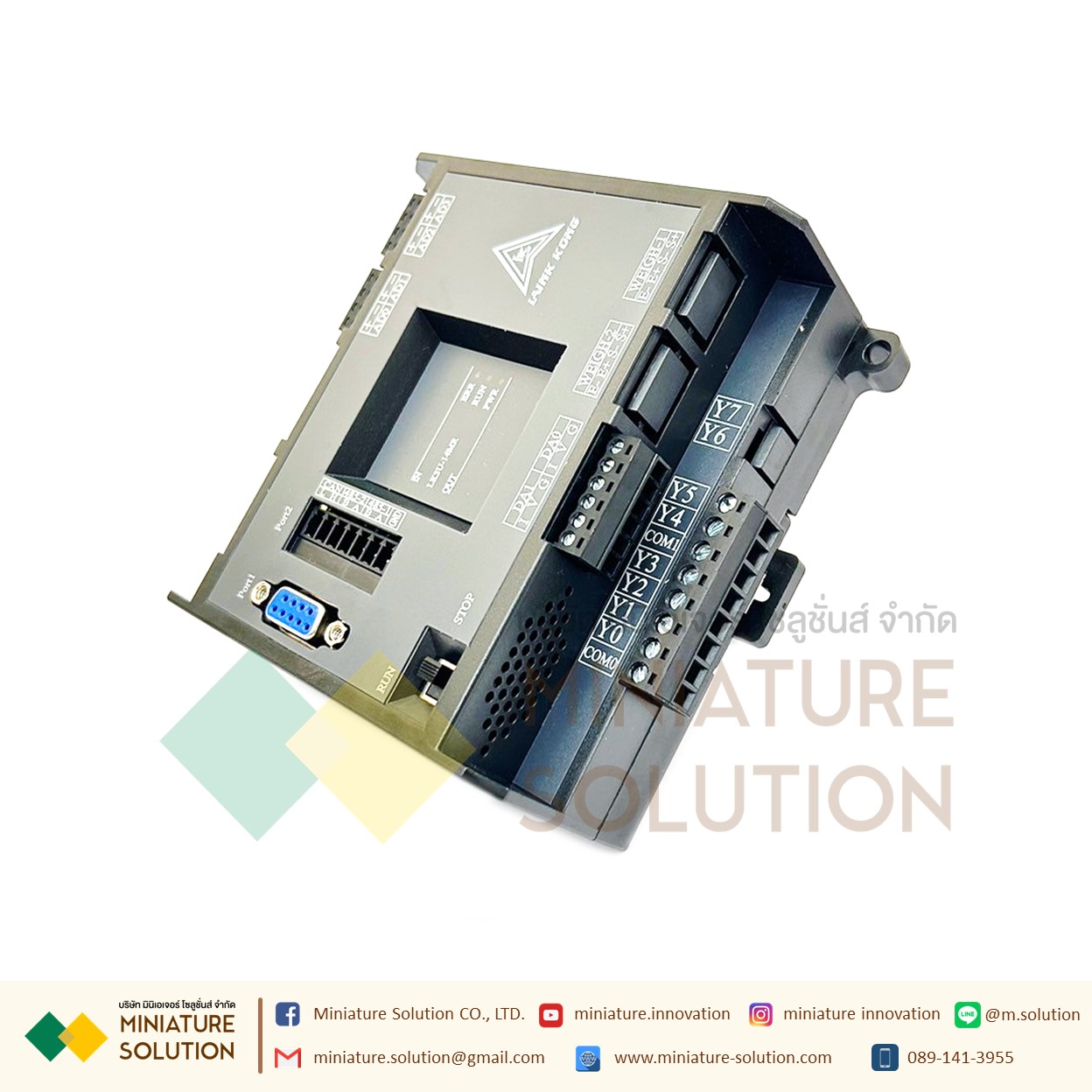 PLC LK3U-14MR-4AD-2DA MITSU GXWork