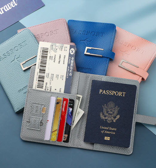 ซองใส่พาสปอร์ต,ซองPUใส่พาสปอร์ต,กระเป๋าใส่Passport,ซองใส่หนังสือเดินทาง