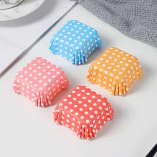 ถ้วยบราวนี่ใหญ่ เคลือบมัน คละสี 6x 6 ซม. 200 ใบ (09-6288)