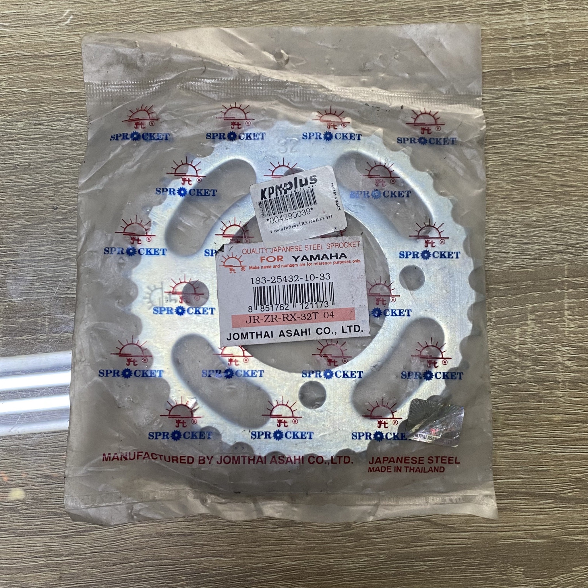 🛑อะไหล่เทียมเทียบแท้ 8851762121173 สเตอร์หลัง YAMAHA JR,ZR,RX 32T 428