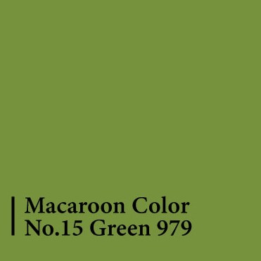 Macaroon Color "No.15 Green 979" สีผงผสมอาหารสำหรับมาการอง / ฟองดองท์ และเบเกอรี่ ขนาด 10 กรัม (05-7892)