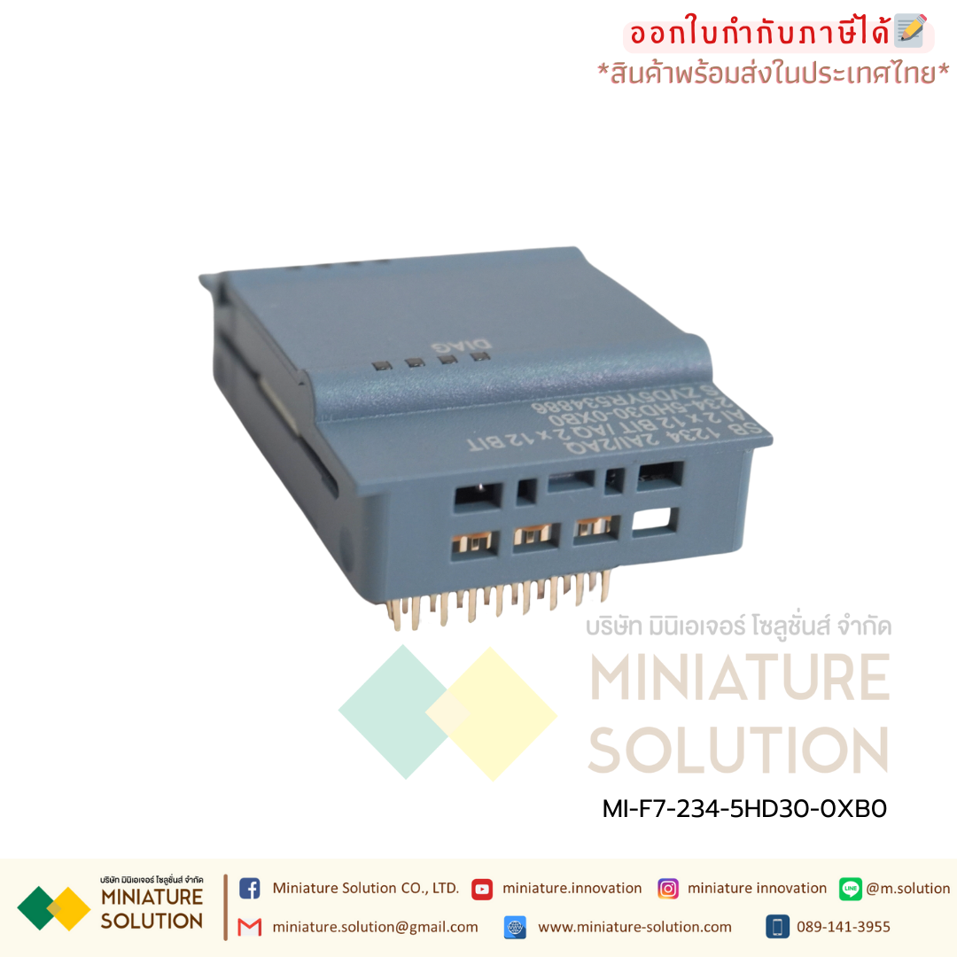 SIMATIC S7-1200, SM 1234 analog input/output modules (SB 1234 2AI/2AO [Analog 2 in 2 out] 234-5HD30-0XB0)