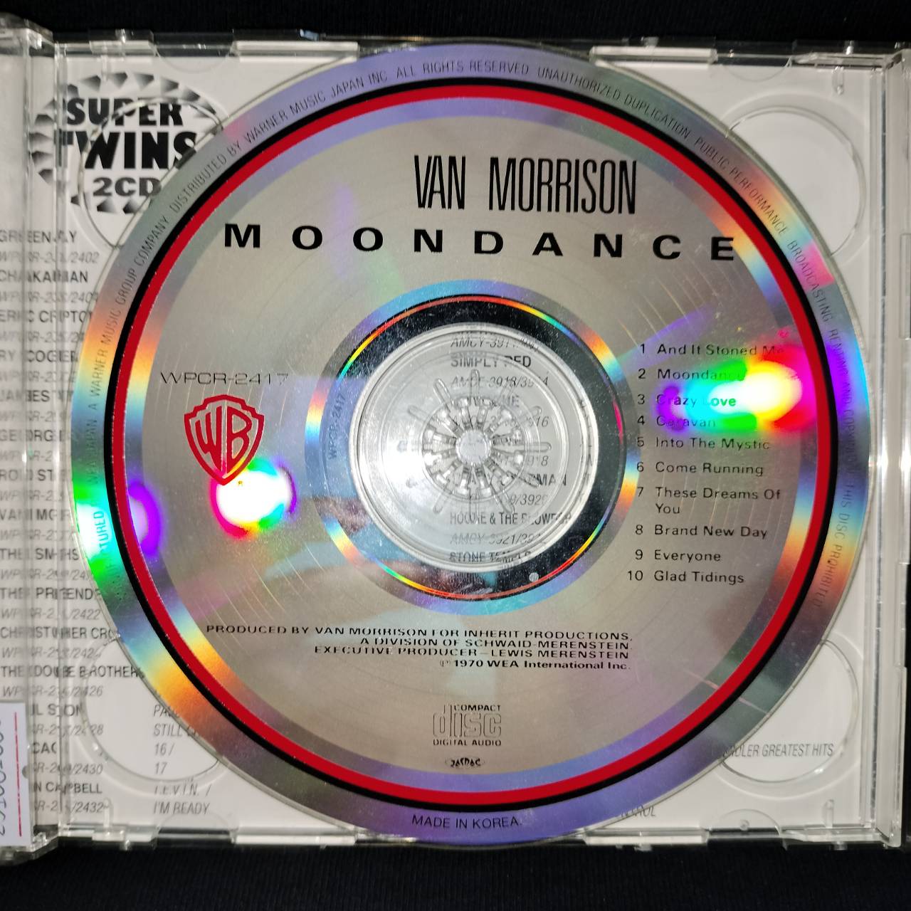 Van Morrison – Moondance / Astral Weeks / KOREA / 2CD / แผ่นเป็นรอย+แผ่นดี