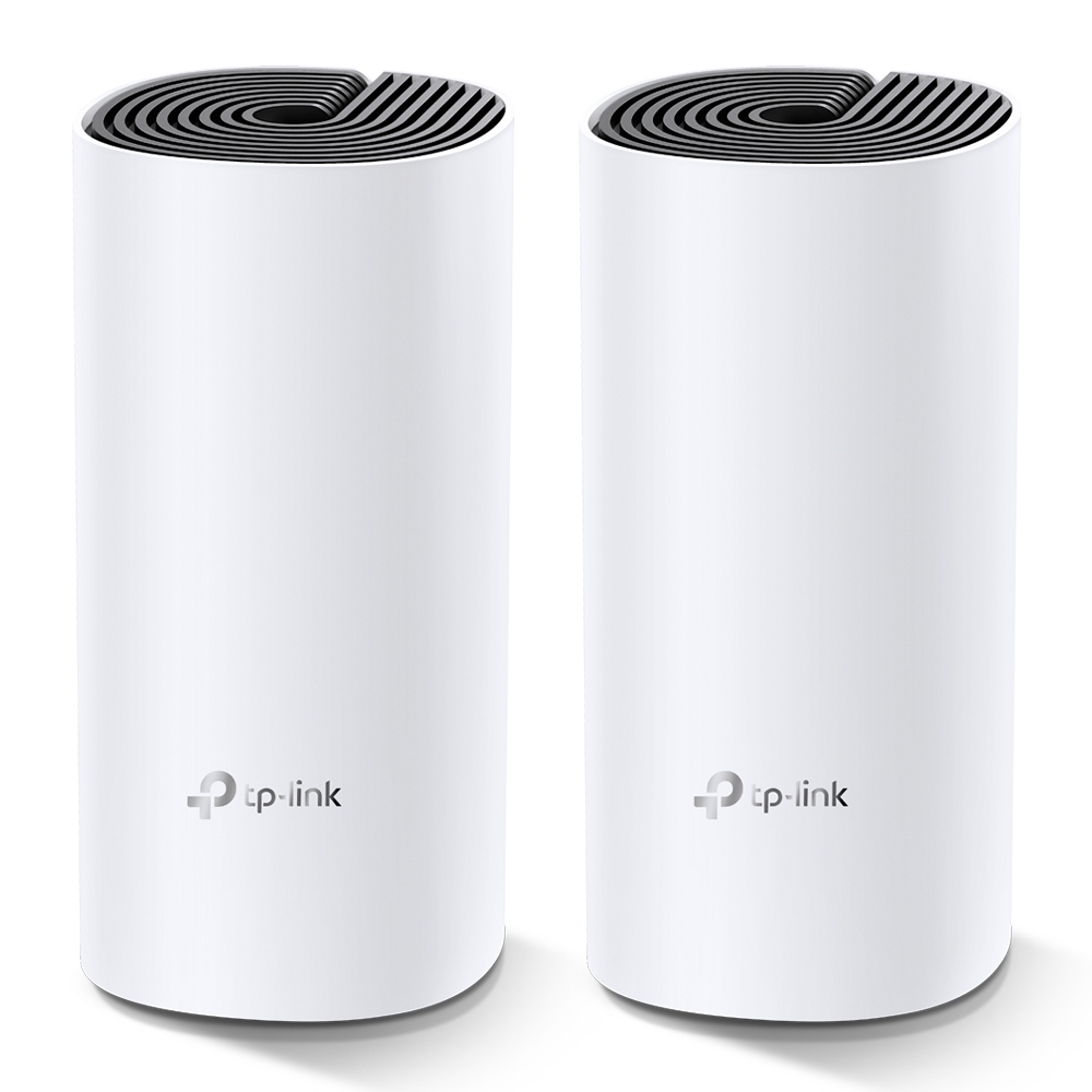 DECO_M4-PACK2 AC1200 Mesh Wi-Fi System, Qualcomm CPU, 867Mbps at 5GHz+300Mbps at 2.4GHz, 2 Gigabit Ports, 2 antennas, MU-MIMO, Beamforming