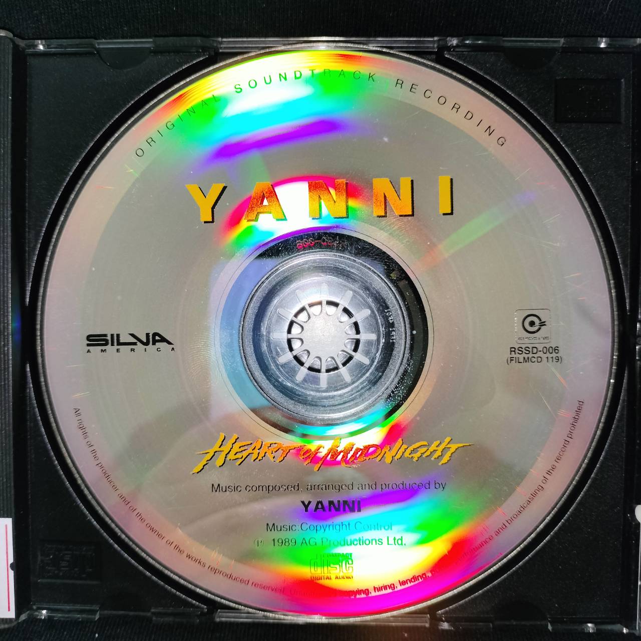 Yanni – Heart Of Midnight / KOREA / แผ่นเป็นรอย