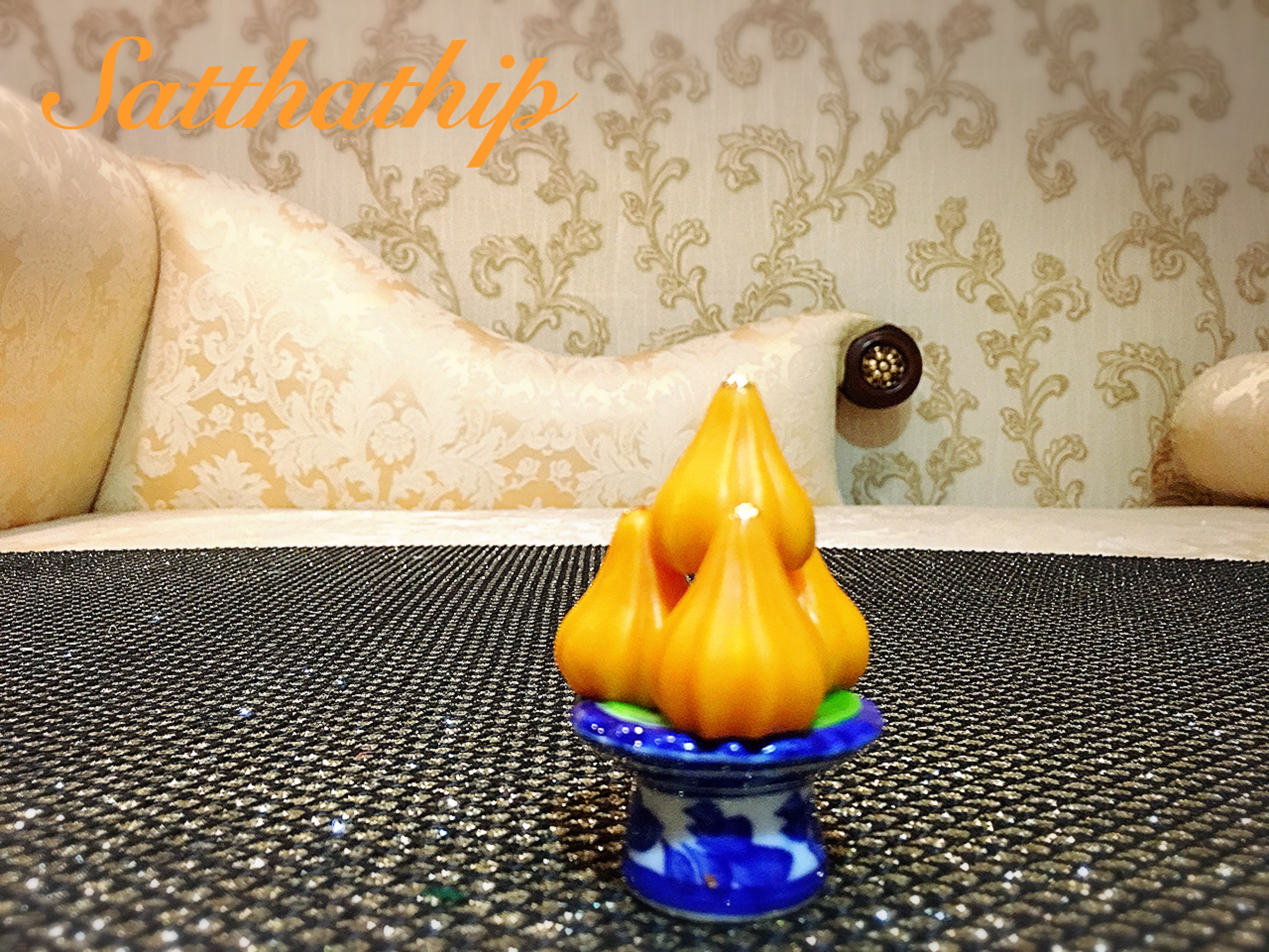 พานขนมโมทกะ สำหรับถวายพระพิฆเนศ ประดิษฐ์จากดิน - Modak