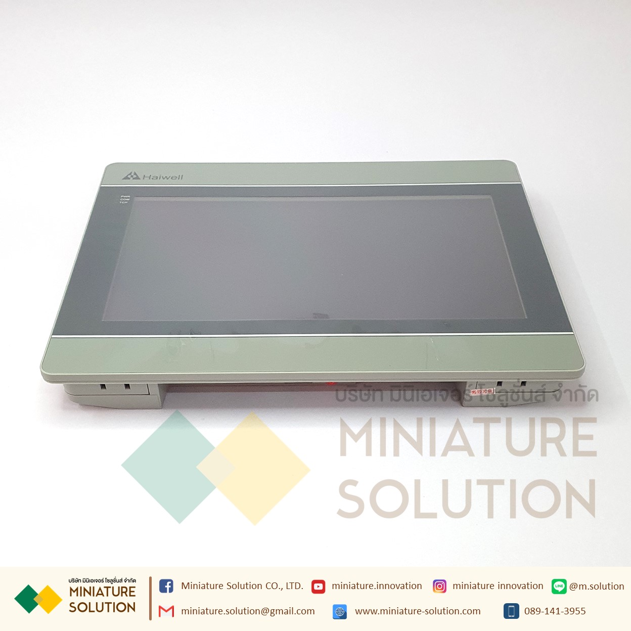 C10S-W Haiwell Hmi 10 Inch Wifi Haiwell Cloud SCADA สำหรับการเขียนโปรแกรมและ Management