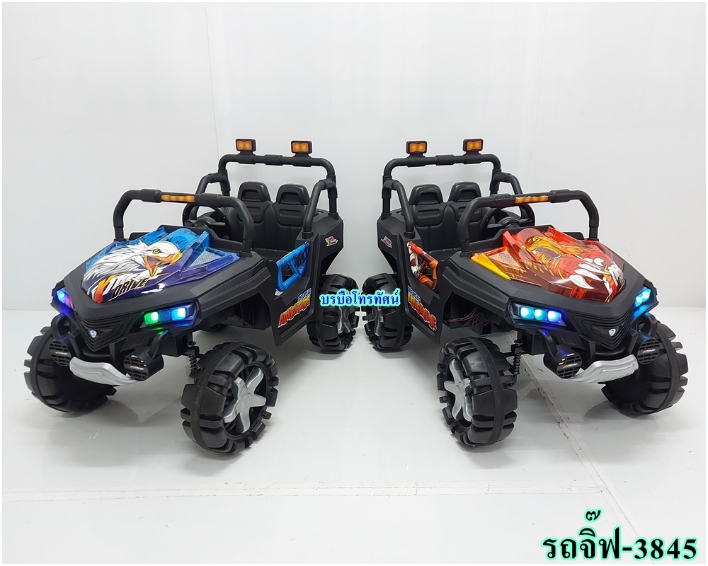 รถแบตเตอรี่ กะบะโตโยต้าลิขสิทธิ์แท้ รถจิ๊บแบตเตอรี่ Jeep Car รถทหาร 4x4 off road รถโฟวิวออฟโรด