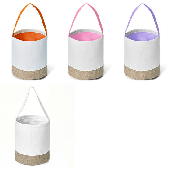 ตะกร้าผ้าฝ้าย,ตะกร้าผ้า,กระเป๋าทรงตะกร้า,สกรีนโลโก้