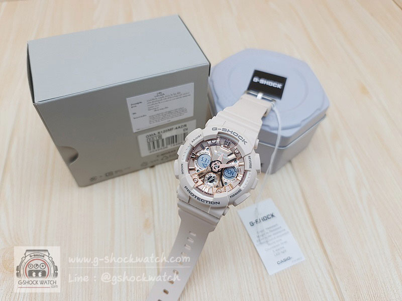 CASIO G-SHOCK MINI นาฬิกาข้อมือ นาฬิกากันน้ำ นาฬิกาของแท้ ประกันศูนย์ CMG 1 ปี รุ่น GMA-S120MF-4A