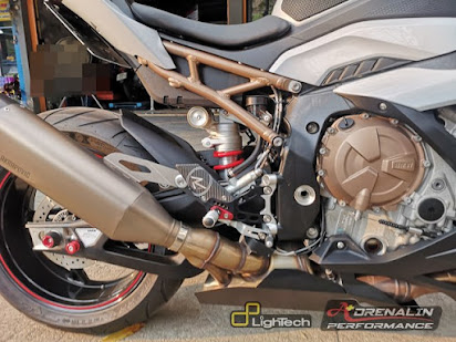 Lightech- เกียร์โยง (Rearsets) สำหรับ S1000RR 2020+ รุ่น R