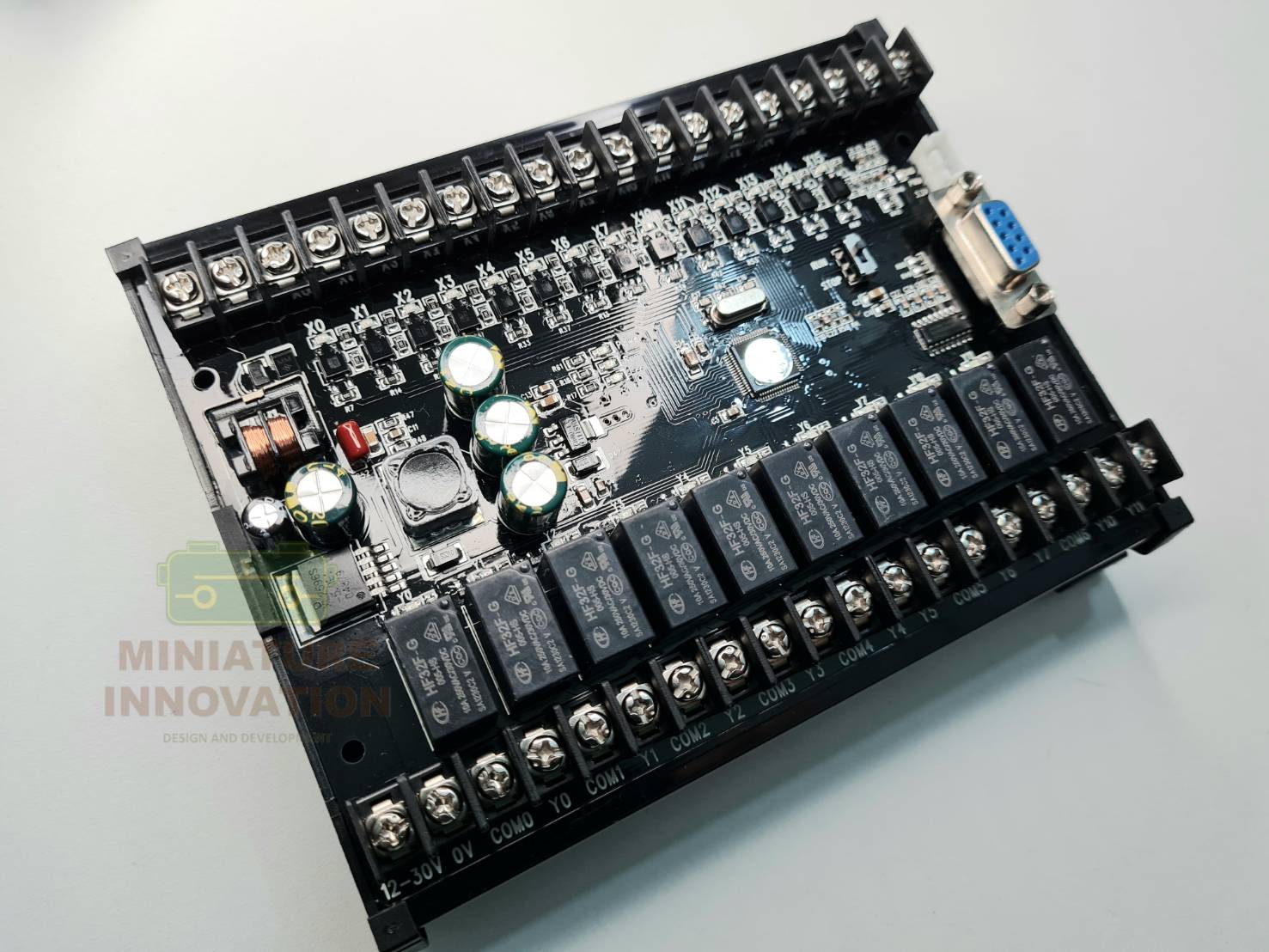 PLC FX2N - 24MR GX PLC บอร์ดควบคุมการตั้งโปรแกรมได้ สำหรับงานอุตสาหกรรม พร้อมรางยึด