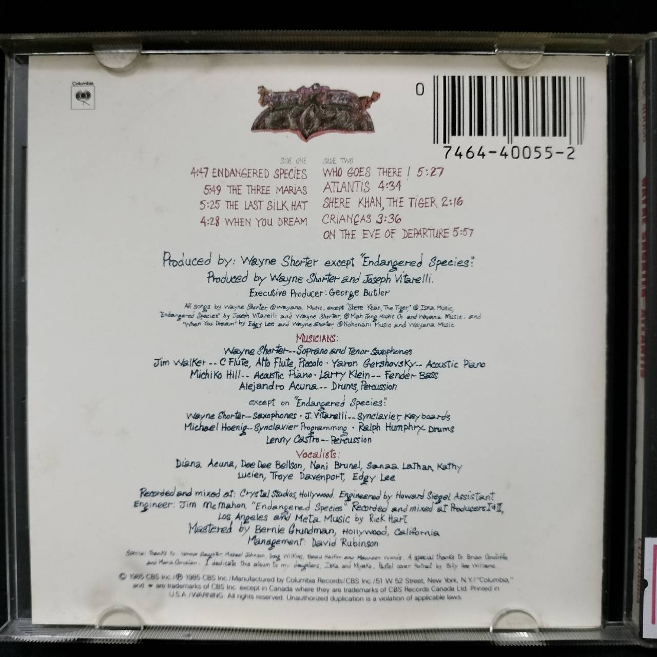 Wayne Shorter – Atlantis / USA / แผ่นดี