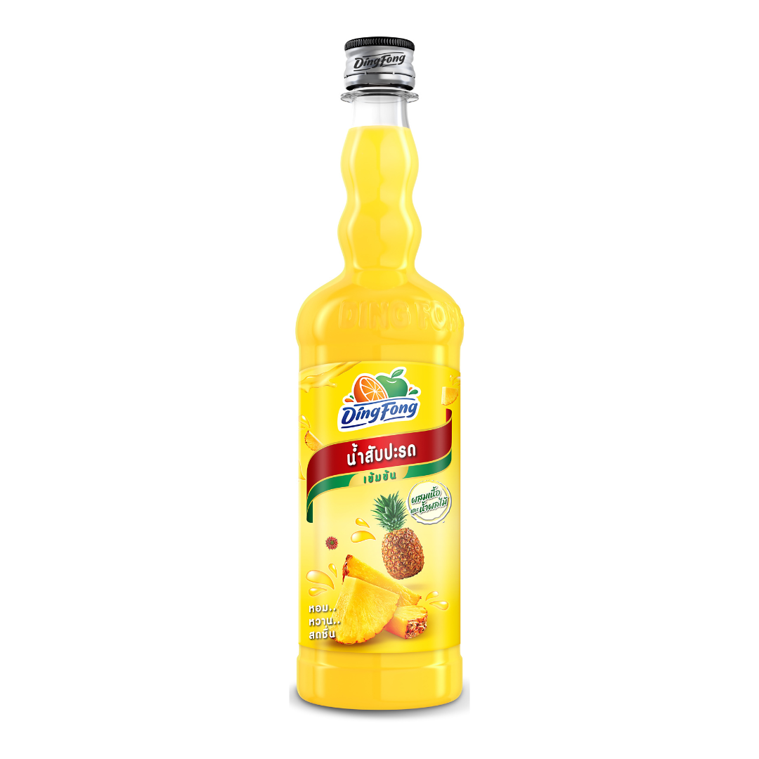 น้ำหวานรสสับปะรดเข้มข้น ตราติ่งฟง 760 ml (05-4073)