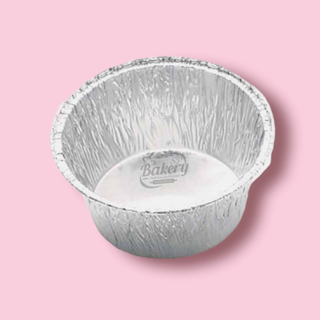 No.3379-P ถาดฟรอยอบขนม เบเกอรี่ พร้อมฝา10ชิ้น/แพ็ค