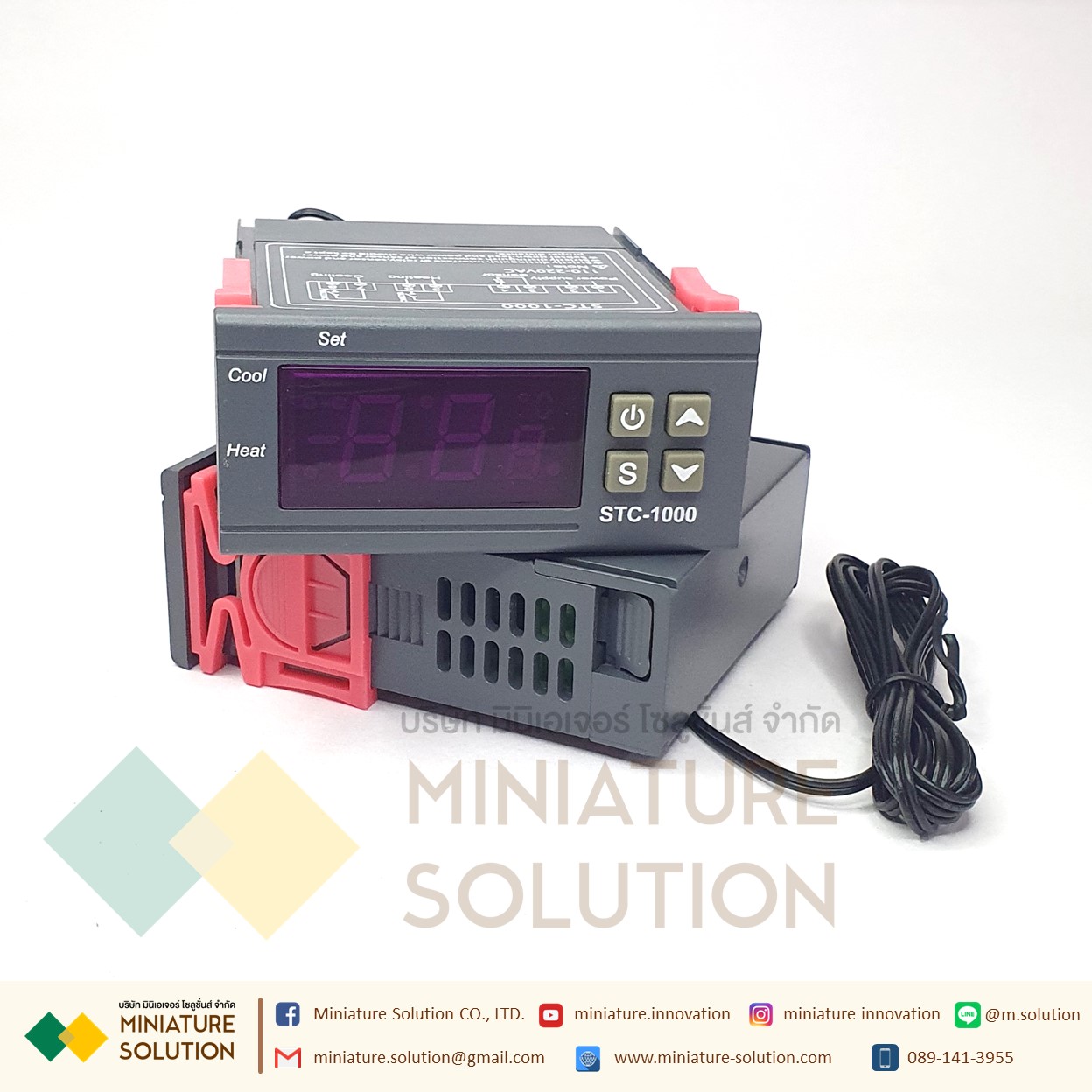STC-1000 อุปกรณ์ควบคุมอุณหภูมิ เทอร์โมสตัทควบคุมอุณหภูมิดิจิทัล 12V 24V 220V TEMPERATURE CONTROLLER