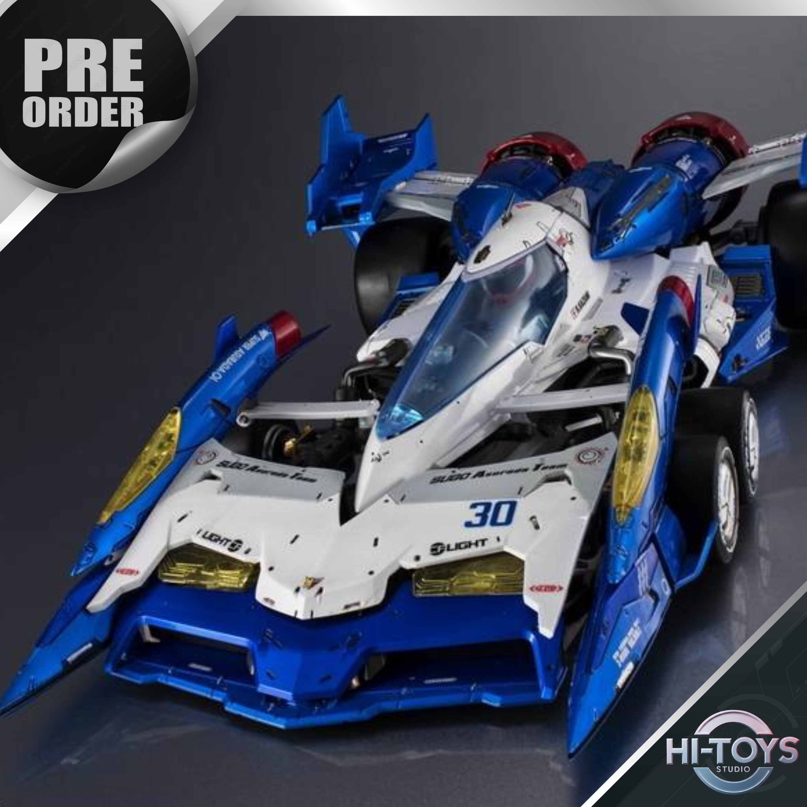 [19-7-2025] PRE-ORDER - Megahouse × Threezero - 1/18 Variable Action Hi-Spec United 1/18 Super Asurada 01