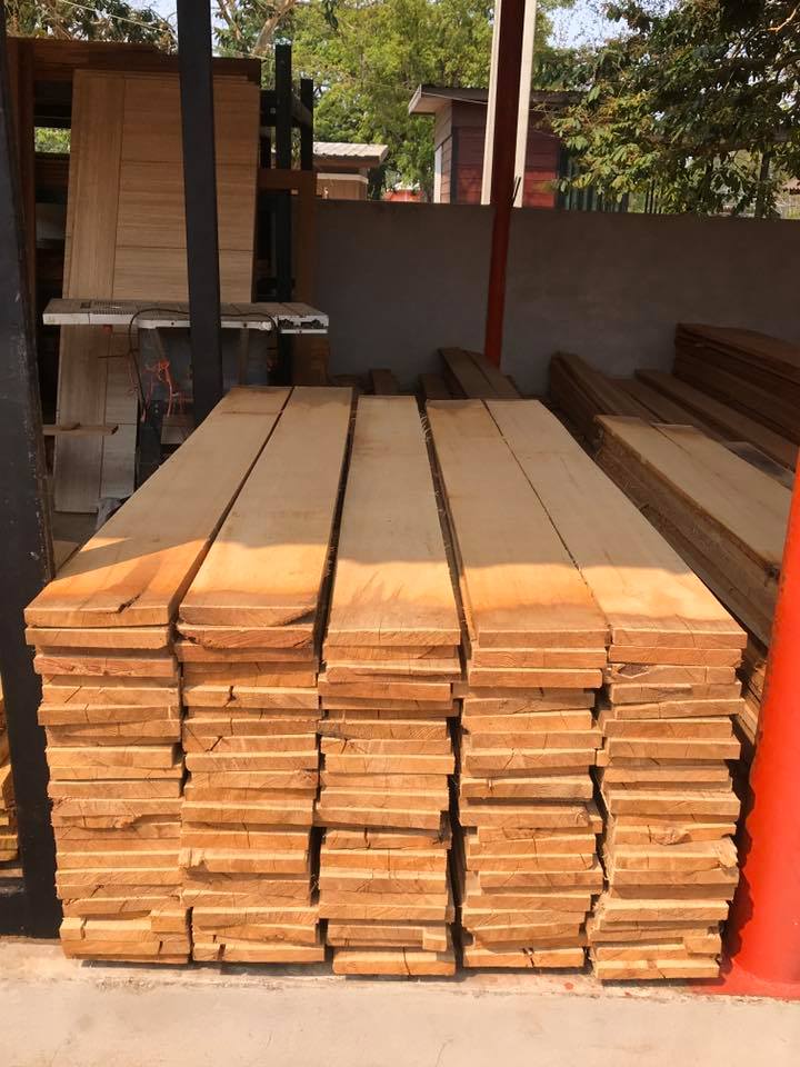 ( รหัส A1 ) ศาลา บาหลี ไม้สัก แบบทาสีด้าน หลังนิว / ขนาด 2.00x2.00x3.00 เมตร